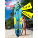 Sup board 320 см, сапборд надувной двухслойный, Сап борд, sup доска с веслом, c рюкзаком, с лишем, полный комплект фото