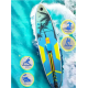 Sup board 320 см, сапборд надувной двухслойный, Сап борд, sup доска с веслом, c рюкзаком, с лишем, полный комплект фото