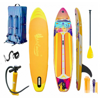 Sup board 350 см, сапборд надувной двухслойный, Сап борд, sup доска с веслом, c рюкзаком, с лишем, полный комплект