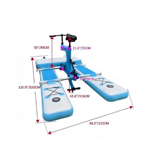 Катамаран, SUP c креслом и педалями Terbo Mir 140С, полный комплект фото