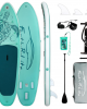 Надувная SUP-доска Green Turtle 320×83×15 см | Грузоподъемность 150 кг | 3 плавника | Полный комплект