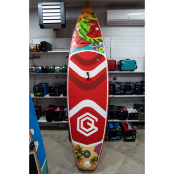 SUP-доска 335x81x15 см | Грузоподъемность 200 кг | Комплект с веслом и насосом | Для одиночных и парных прогулок