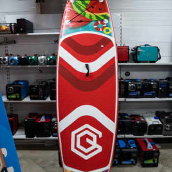 SUP-доска 335x81x15 см | Грузоподъемность 200 кг | Комплект с веслом и насосом | Для одиночных и парных прогулок