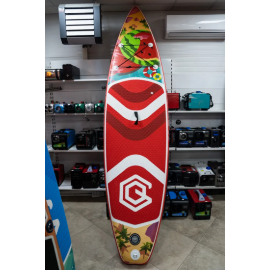 SUP-доска 335x81x15 см | Грузоподъемность 200 кг | Комплект с веслом и насосом | Для одиночных и парных прогулок фото