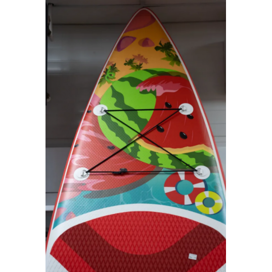 SUP-доска 335x81x15 см | Грузоподъемность 200 кг | Комплект с веслом и насосом | Для одиночных и парных прогулок фото