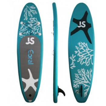 SUP-доска надувная 335x81x15 см | Грузоподъемность 200 кг | 1 плавник | С EVA-ковриком | Полный комплект