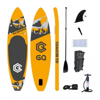 SUP-доска надувная 335x81x15 см | Грузоподъемность 200 кг | С EVA-ковриком и карго-системой | Полный комплект