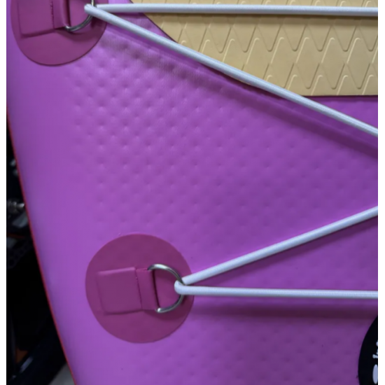 Детский надувной SUP-борд RABBIT 240x78x15 см | Легкий и безопасный | Комплект (весло, насос, рюкзак) фото