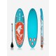 Надувная SUP-доска 320×83×15 см | Грузоподъемность 150 кг | 3 плавника | Комплект для активного отдыха фото
