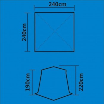 Палатка для зимней рыбалки / мобильная баня