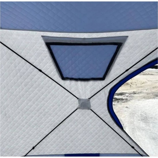 Палатка для зимней рыбалки / мобильная баня фотография