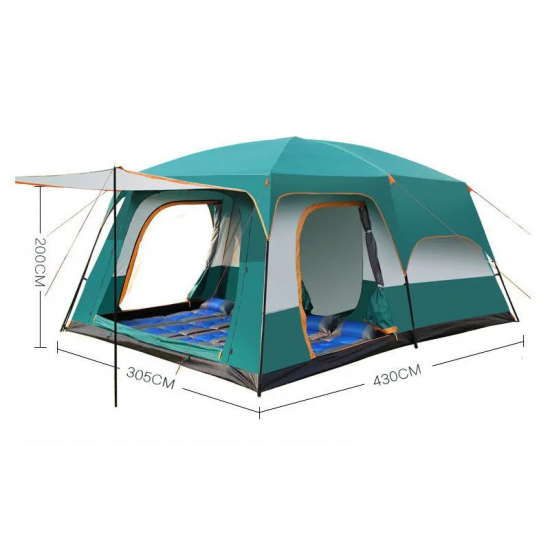 Двухкомнатная палатка-шатер Terbo CW 96 316х210 см фото