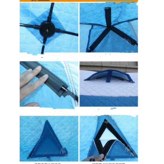 Зимняя палатка для рыбалки двухслойная фотография