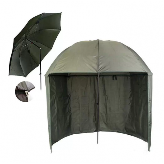 Зонт для карповой рыбалки Coolwalk 220см фото