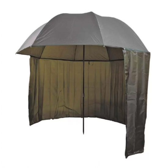 Зонт для карповой рыбалки Coolwalk 220см с навесными стенками 2090 фото