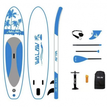 Сапборд SUP двухслойный Walaw 320х82х15 blue, цвет синий