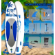 Сапборд SUP двухслойный Walaw 320х82х15 blue, цвет синий фото