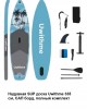 Сапборд SUP двухслойный бoрд Uwithmе 320х82х15 blue, цвет синий