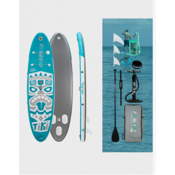 Сапборд FanWater Tiki new white blue 320x84x15 см