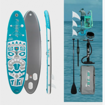 Сапборд FanWater Tiki new white blue 320x84x15 см