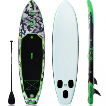 SUP-борд Tech Team САП доска надувная FunWater 335x83x15 см Нonor green