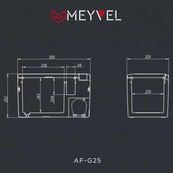 Автохолодильник переносной Meyvel AF-G25