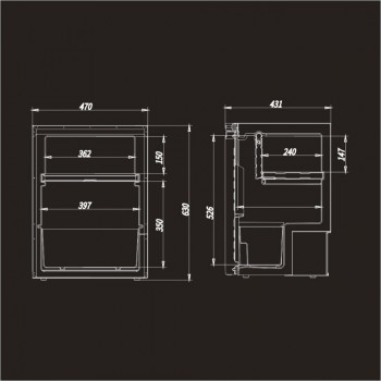 Автохолодильник переносной  AF-DB65 (повр. упак.)