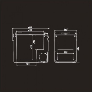 Автохолодильник переносной  AF-K50 (повр. упак.)