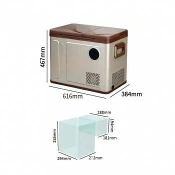 Компрессорный автохолодильник Alpicool WH48 (12/24) на 48 литров