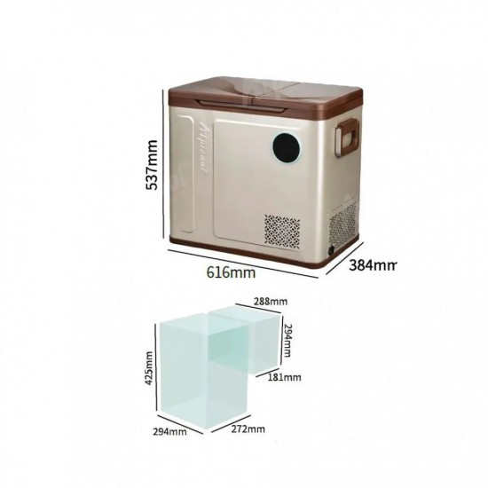 Компрессорный автохолодильник Alpicool WH58 (12/24) фото