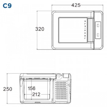 Автохолодильник переносной  Alpicool C9